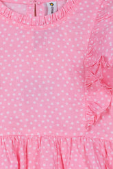 Pink Floral Girl's Top